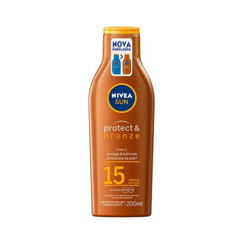 Protetor Solar Nivea Protect & Bronze 200ml - Nivea
