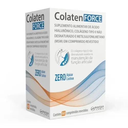 Suplemento Alimentar Marjan Colaten Force 60 Comprimidos - Marjan