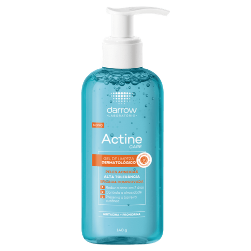 Gel de Limpeza Facial Actine Care Pele Acneica 140g Darrow