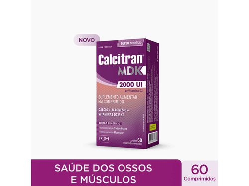 Calcitran MDK 2000UI 60 Comprimidos