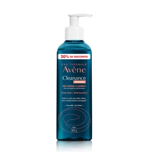 Gel de Limpeza Facial Avène Cleanance Intense Pele Oleosa e Acneica 300g