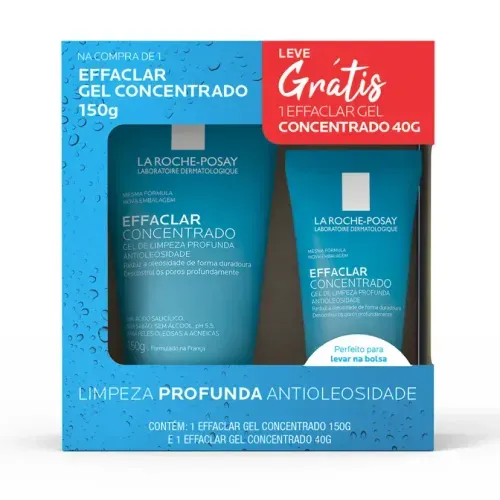 KIT EFFACLAR GEL CONCEN 150G+GRAT 50G