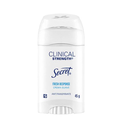 Secret Clinical Strength Fresh Response - Desodorante em Creme 45g