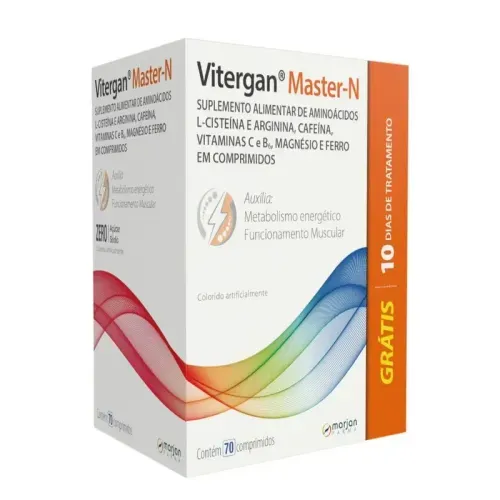 Suplemento Alimentar Vitergan Master-N - 70 Comprimidos