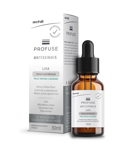 Sérum Antirrugas Profuse LHA Pele Mistas e Oleosas - 30ml