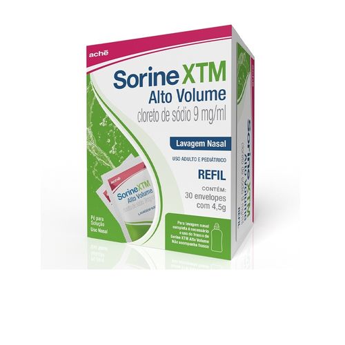 Sorine XTM Alto Volume 9mg/ml Refil Achê 30 Envelopes - 4,5g