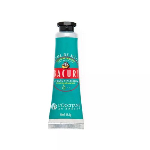 Creme Desodorante de Mãos Textura Mousse Bacuri L'Occitane Au Brésil 30ml