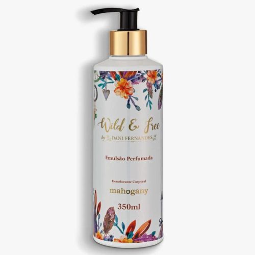 Hidratante Desodorante Corporal Wild e Free Mahogany 350ml