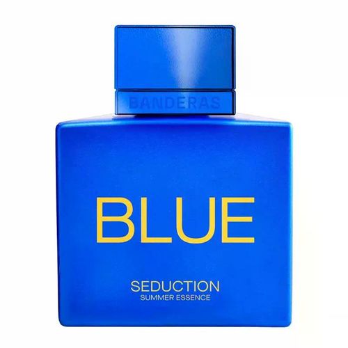 Perfume Blue Seduction Summer Essence Masculino Eau de Toilette Banderas 100ml