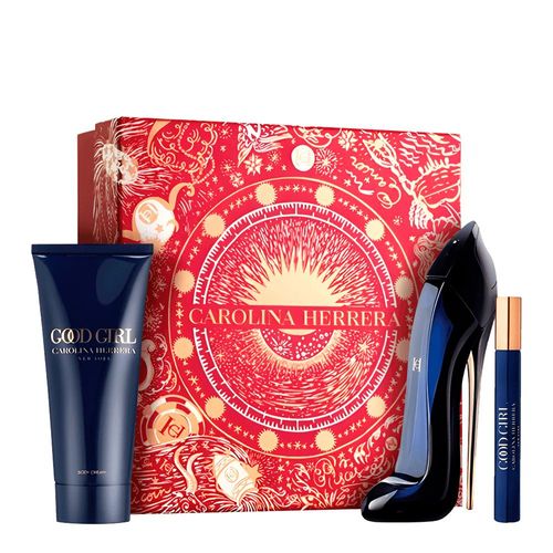 Kit Perfume Good Girl Eau De Parfum Feminino Carolina Herrera 80ml + 10ml + Loção Corporal