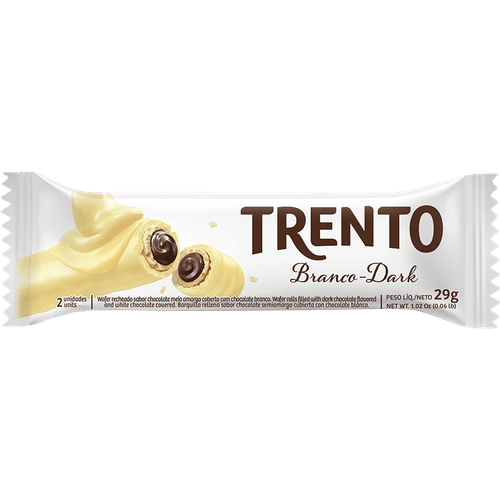 Wafer Branco Dark Trento - 29g