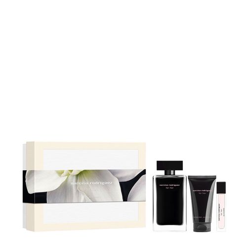 Kit Narciso Rodriguez For Her Feminino - Eau de Toilette 100ml + 10ml + Body Lotion 50ml