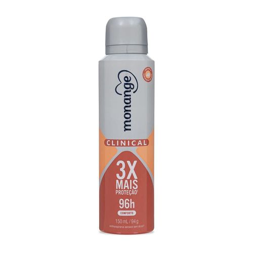 Desodorante Antitranspirante Clinical Conforto Feminino 150ml  - Monange