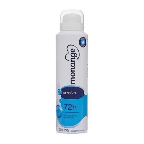 Desodorante Aerossol Monange Sensível Sem Perfume - 150ml