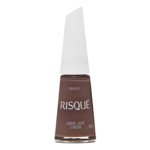 Esmalte Nudes Linda Leve e Nude Cremoso 8ml Risque