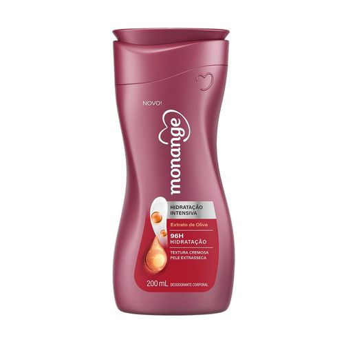 Hidratante Monange Extrato de Oliva Hidratação Intensiva com Ação Desodorante - 200ml