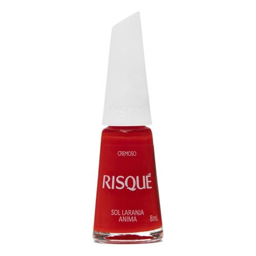 Esmalte Anima Sol Laranja Cremoso 8ml Risque