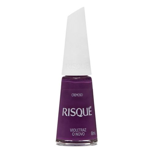 Esmalte Cremosa Violetraz O Novo 8ml Risque