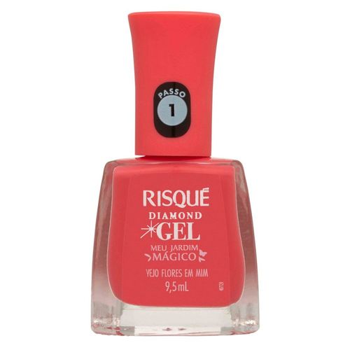 Esmalte Risqué Diamond Gel 9.5ml Coral - Risqué
