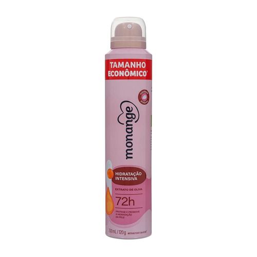Desodorante Aerossol Antitranspirante Hidratação Intensiva 200ml Monange