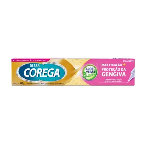 Creme Fixador para Prótese Ultra Corega Max Proteção - 70g