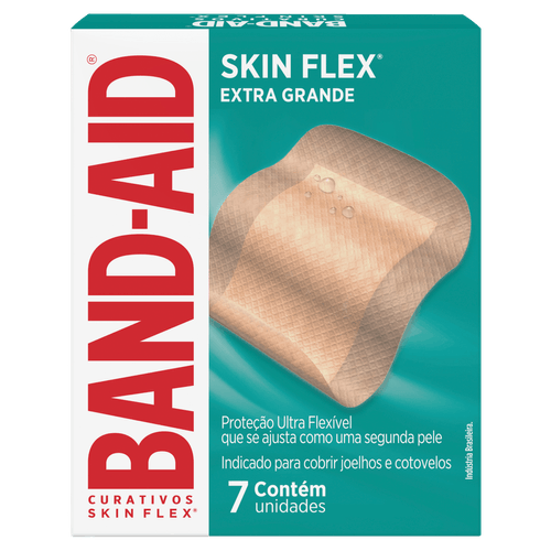 Curativo Band-Aid Extra Grande 7 Unidades - Band-Aid
