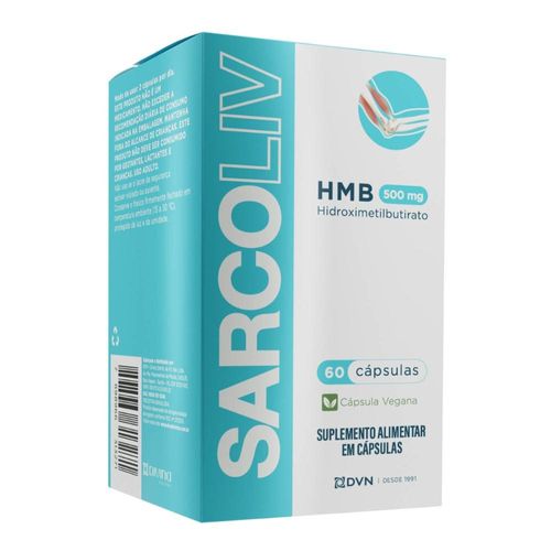 HMB 500mg com 60 Unidades - Sarcoliv