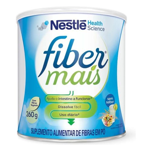 Suplemento Alimentar de Fibras Fibermais Sem Sabor 260g