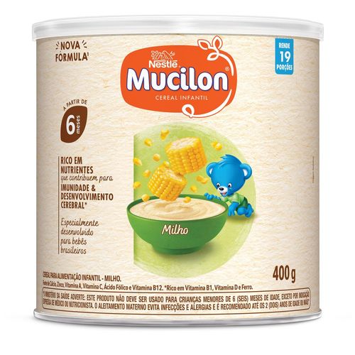 Cereal Infantil Mucilon Milho - 400g
