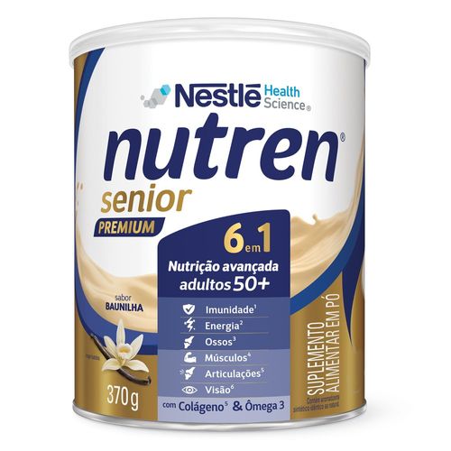 Suplemento Alimentar Nutren Senior Premium Baunilha - 370g