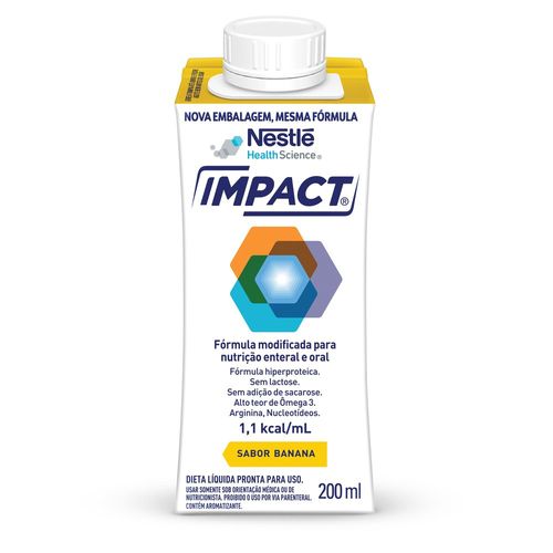 Nutrição Enteral e Oral Impact Banana - 200ml