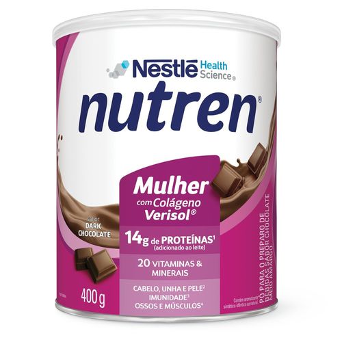 Complemento Alimentar Nutren Mulher Dark Chocolate - 400g