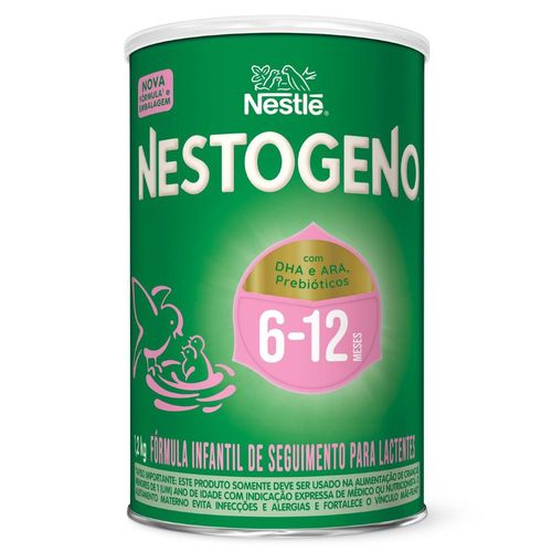 Fórmula Infantil Nestogeno 2 de 6 a 12 Meses com DHA e ARA 1,2kg