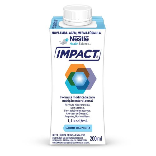 Nutrição Enteral e Oral Impact Baunilha - 200ml