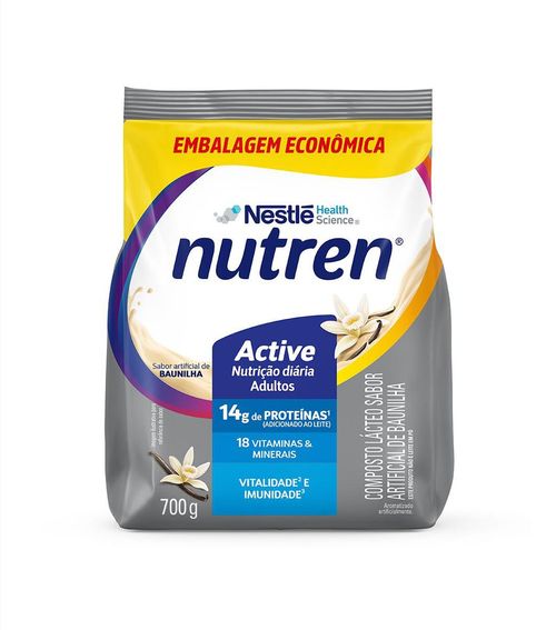 Complemento Alimentar Nutren Active Baunilha 700g