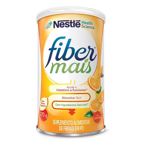 Suplemento Alimentar de Fibras Fibermais Laranja 170g