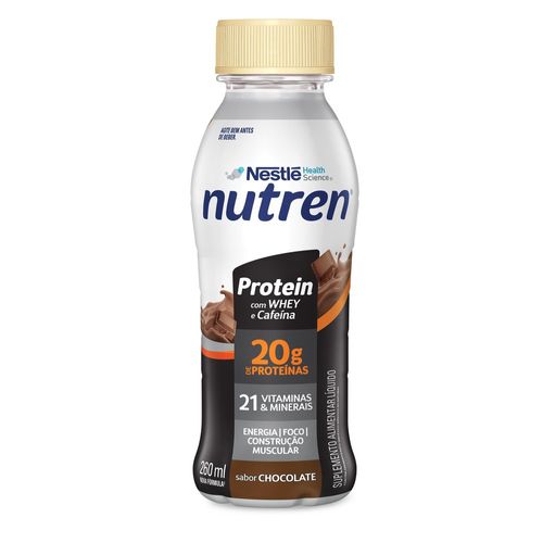 Suplemento Alimentar Nutren Protein Whey 20g de proteínas Chocolate - 260mL