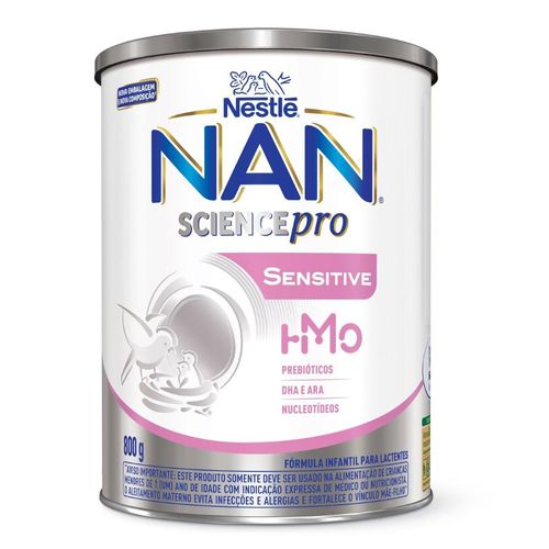 Nestle Fórmula Infantil NAN Sensitive 0-6 meses - 800g