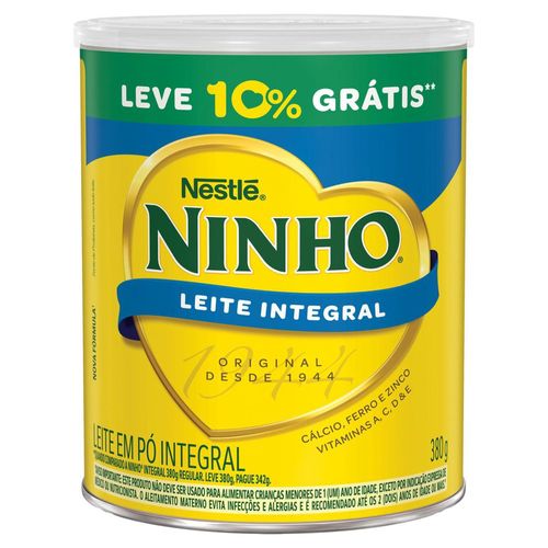 Leite em Pó Integral Ninho - 380g