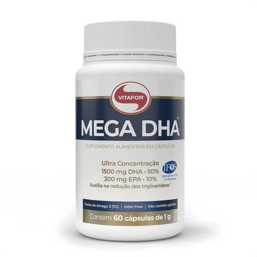 Ômega Mega DHA - 60 Cápsulas - Vitafor - BS Pharma