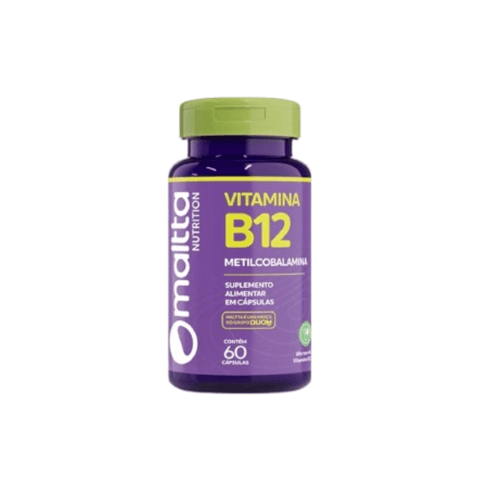Vitamina B12 Metilcobalamina 9,8mcg 60 Cápsulas  Maltta