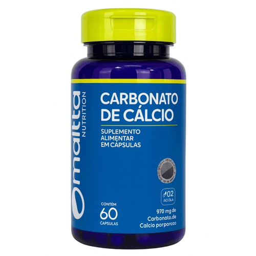 Carbonato de Cálcio 390mg 60 Cápsulas Maltta