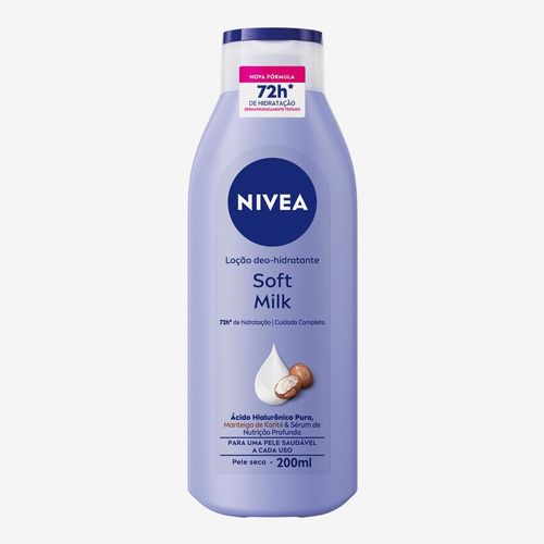 NIVEA Loção Deo-Hidratante Soft Milk 200ml