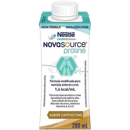 Nutrição Enteral E Oral Novasource Proline Cappuccino 200ml