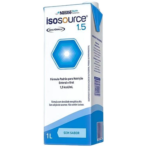 Nutrição Enteral e Oral Isosource 1.5 sem Sabor 1L