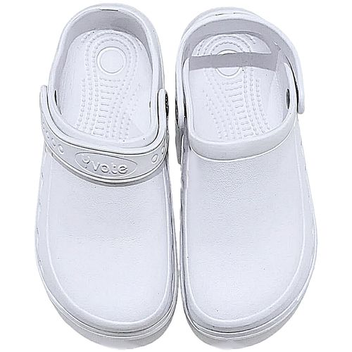 Sandália Ortopédica Clogs Antiderrapante Branca Tam 35
