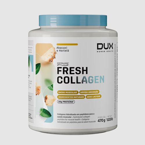 Fresh Collagen Abacaxi e Hortelã Dux Nutrition 470g