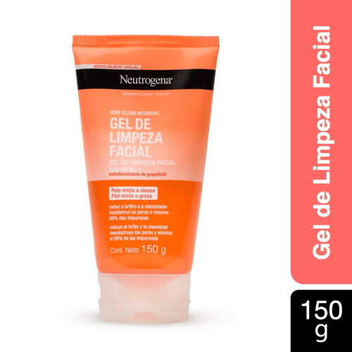 Gel de Limpeza Facial Deep Clean Grapefruit 150g Neutrogena