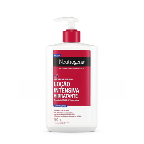 Loção Hidratante Corporal Neutrogena Norwegian Intensiva com Perfume 400ml