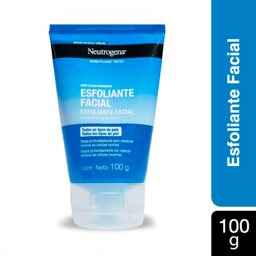 Esfoliante Facial Deep Clean Energizing Azul 100g Neutrogena